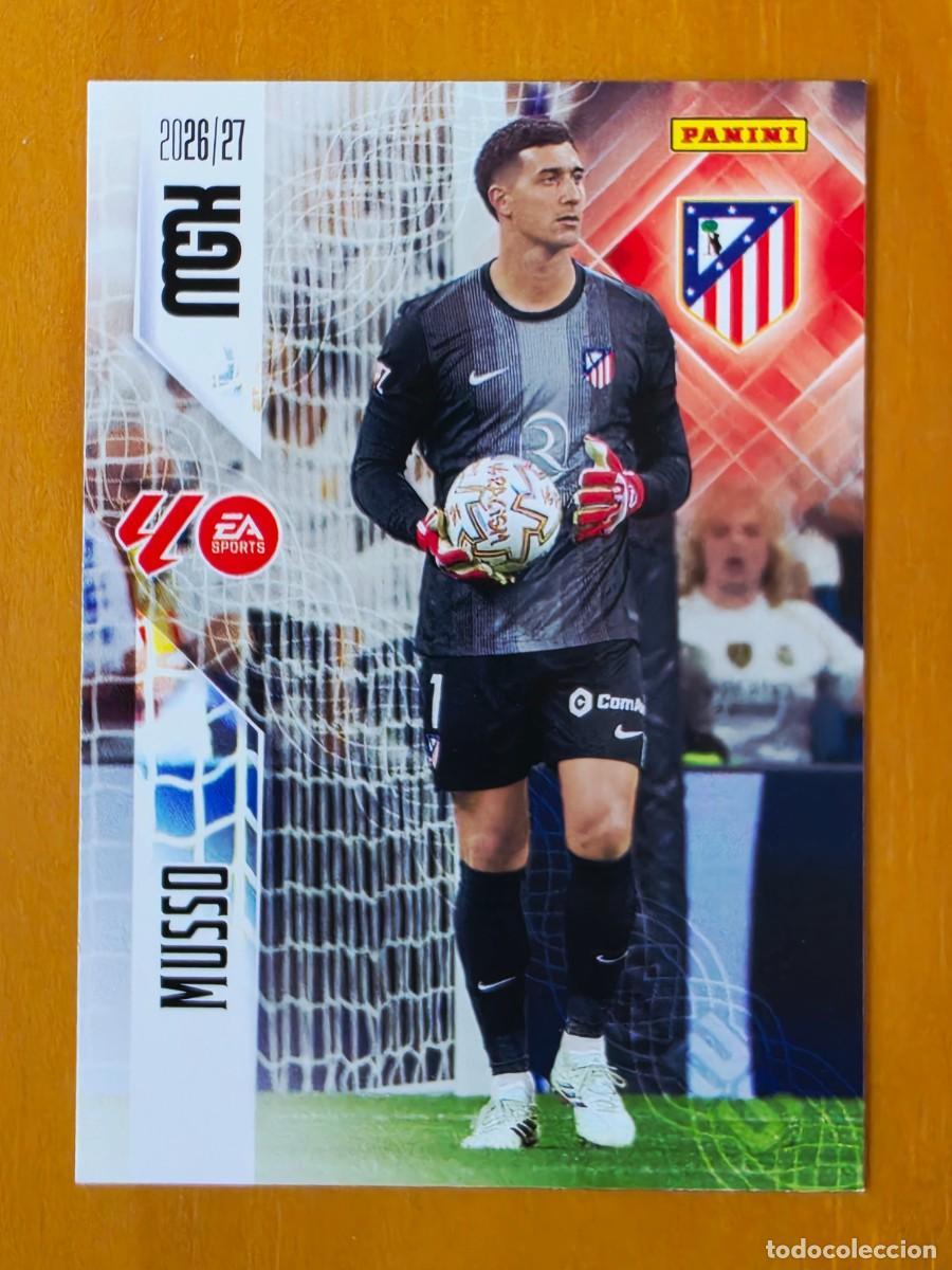 Football Stickers: 57 Juan Musso, Atl&eacute;tico de Madrid, Panini Megacracks MGK 2026 2027 26 27