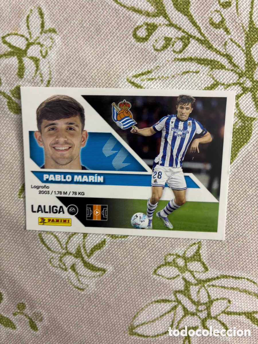 Cromos de Futebol: Cromo Pablo Mar&iacute;n (Real Sociedad) N&ordm; 11 - Colecci&oacute;n Este LIGA 2026-27 Panini (Sin Pegar
