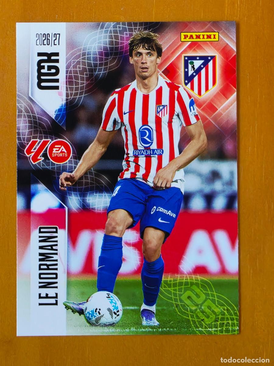 Cromos de Futebol: 59 Robin Le Normand, Atl&eacute;tico de Madrid, Panini Megacracks MGK 2026 2027 26 27