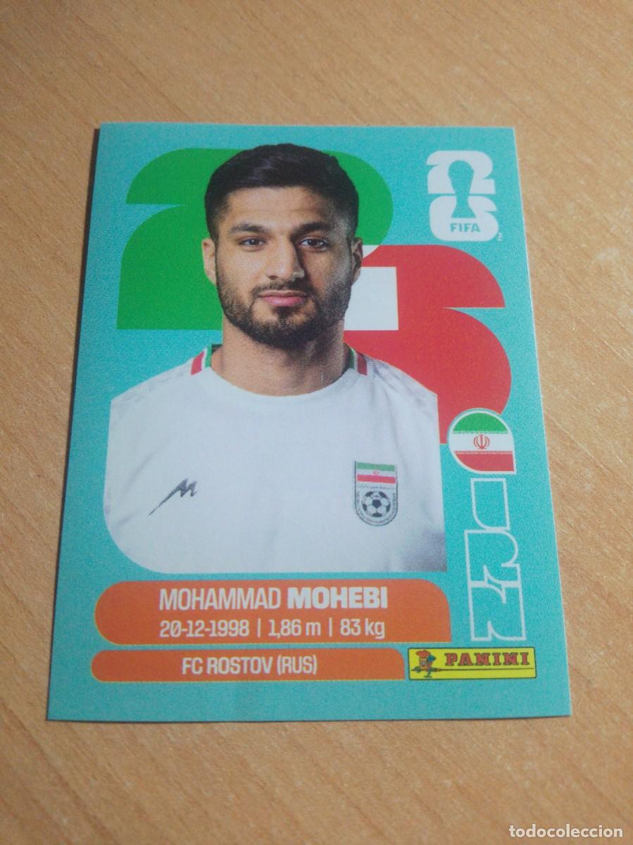 Cromos de Futebol: IRN 16 MOHAMMAD MOHEBI IRAN MUNDIAL FIFA WORLD CUP 2026 26 PANINI STICKERS NUEVO