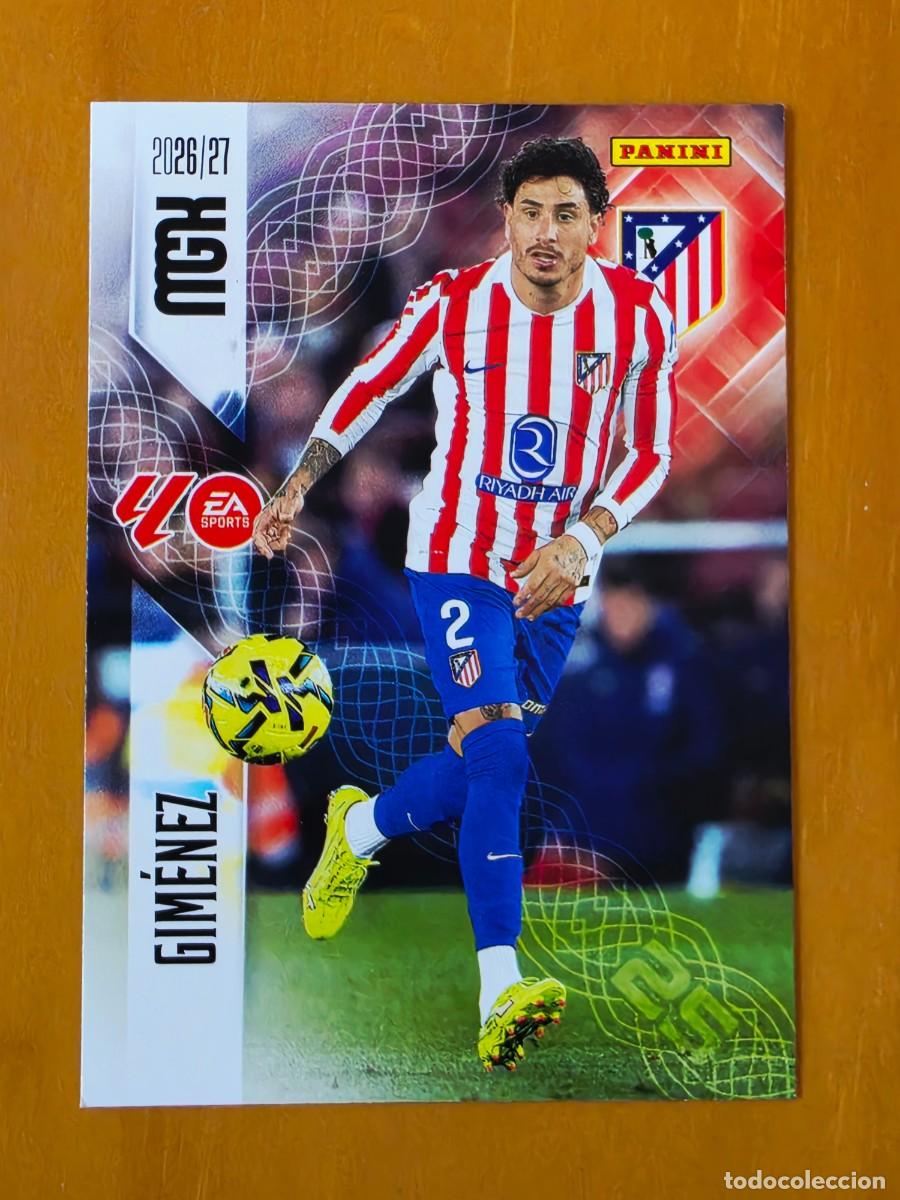 Cromos de f&uacute;tbol: 61 Josema Gim&eacute;nez, Atl&eacute;tico de Madrid, Panini Megacracks MGK 2026 2027 26 27
