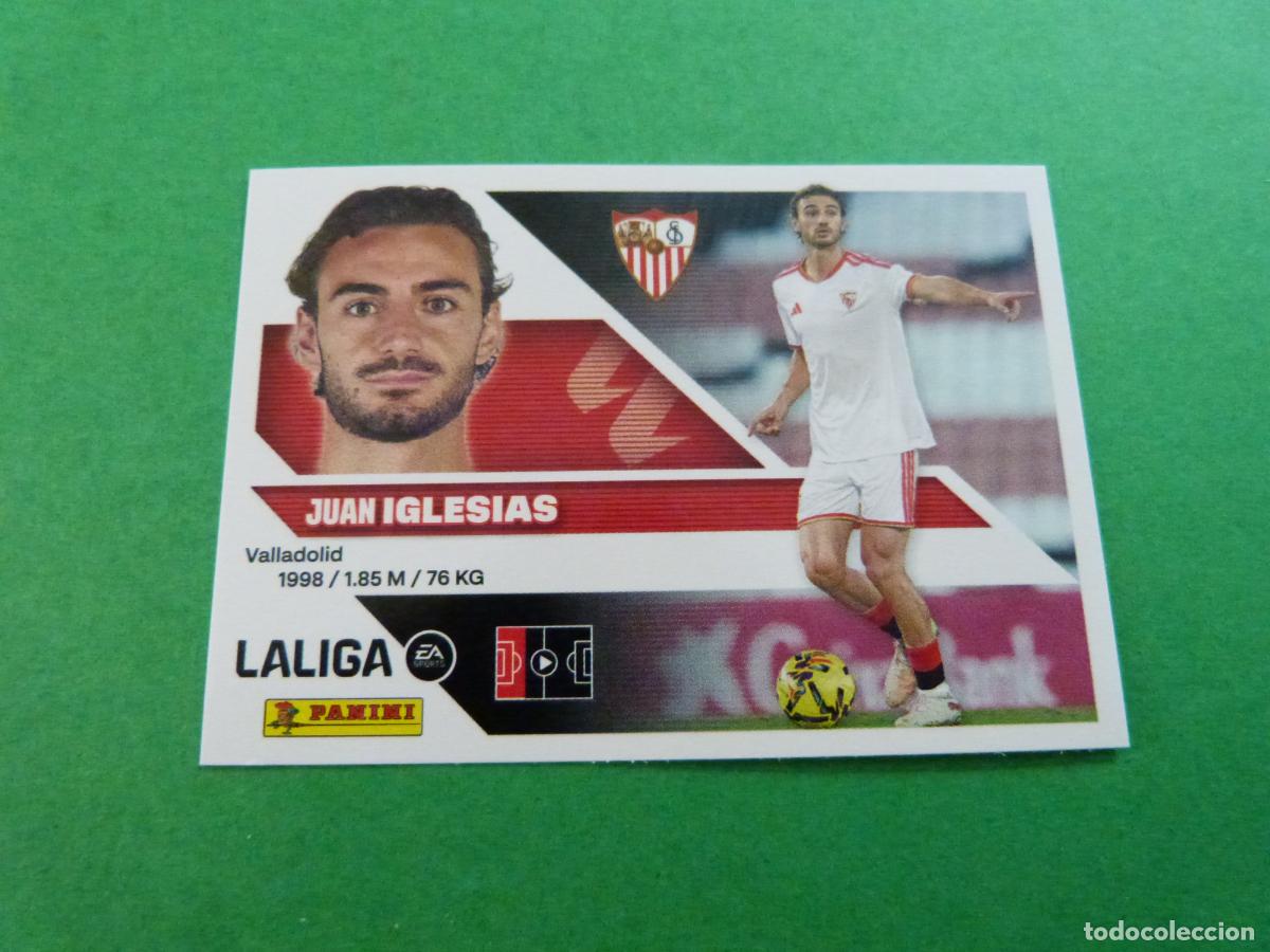 Cromos de f&uacute;tbol: CROMO FUTBOL IGLESIAS SEVILLA F.C. COLOCA SIN PEGAR N&ordm; 6 BIS LIGA ESTE 2026-2027/26-27