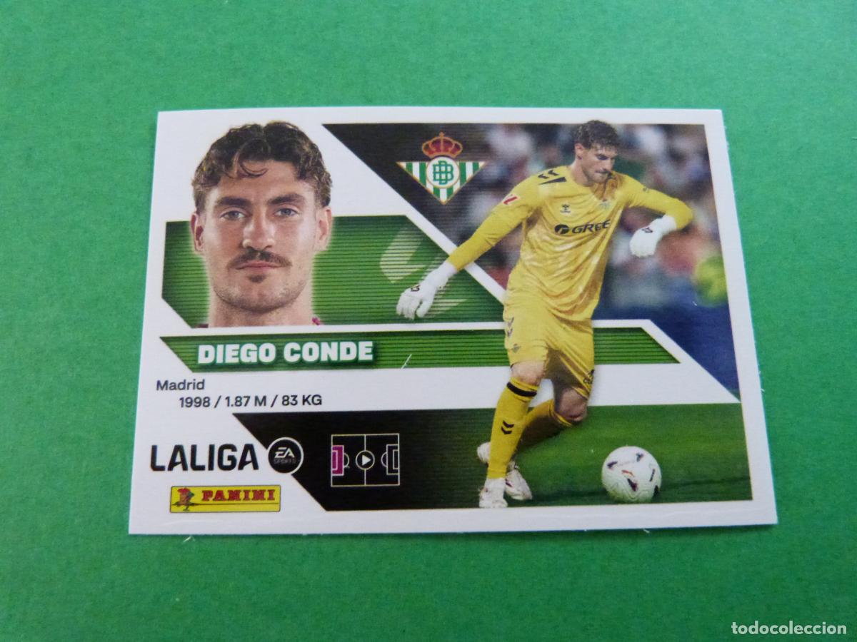 Cromos de f&uacute;tbol: CROMO FUTBOL DIEGO CONDE REAL BETIS BALOMPIE COLOCA SIN PEGAR N&ordm; 4 BIS LIGA ESTE 2026-2027/26-27