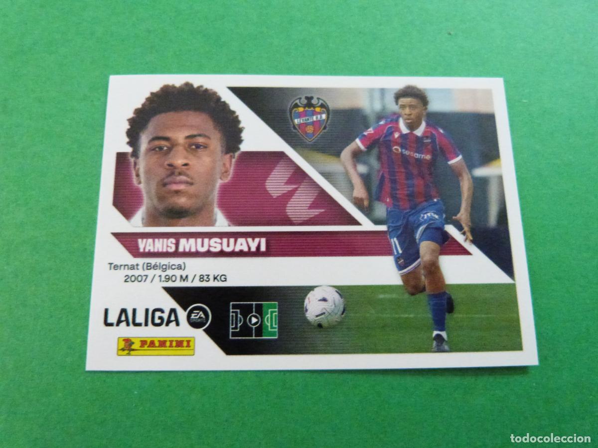 Cromos de f&uacute;tbol: CROMO FUTBOL MUSUAYI LEVANTE U.D. COLOCA SIN PEGAR N&ordm; 20 BIS LIGA ESTE 2026-2027/26-27
