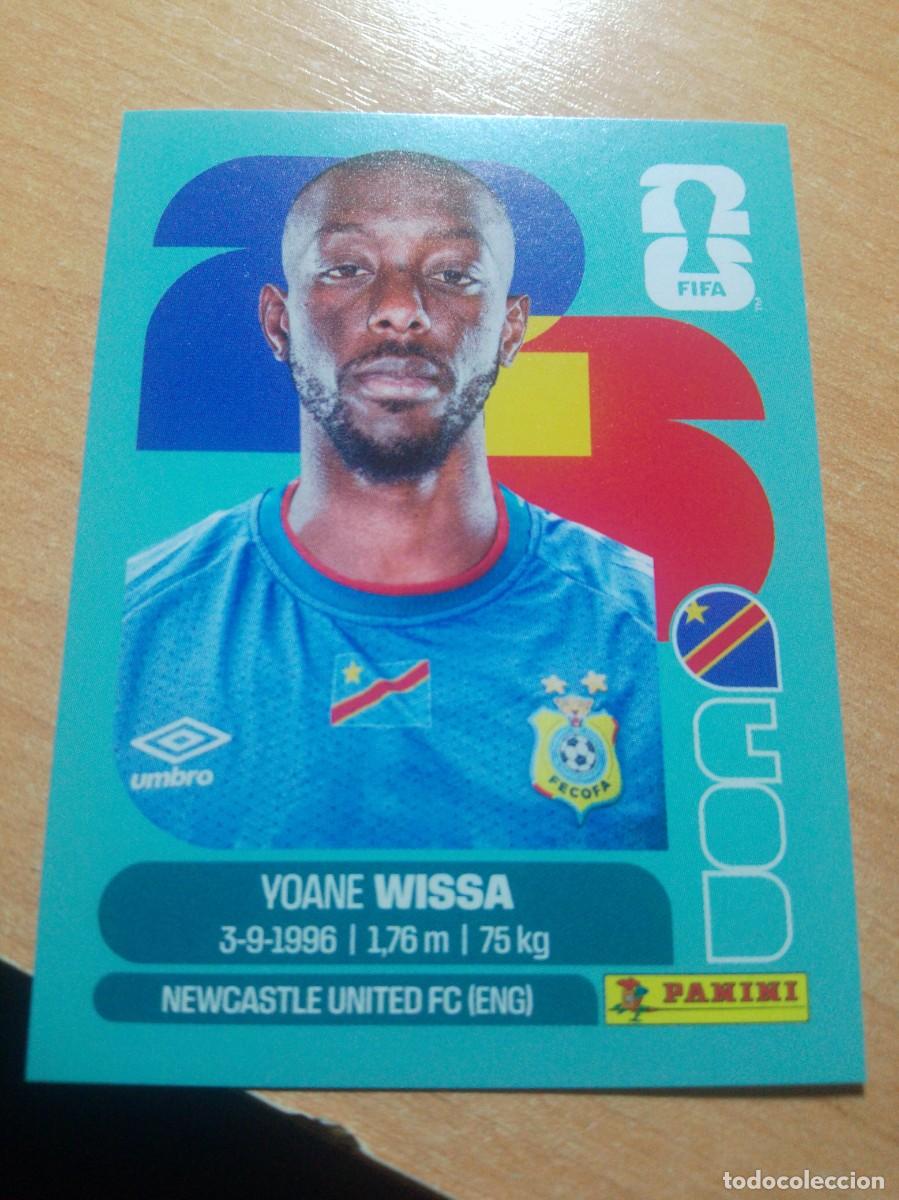 Cromos de f&uacute;tbol: COD 16 YOANE WISSA CONGO MUNDIAL FIFA WORLD CUP 2026 26 PANINI STICKERS NUEVO