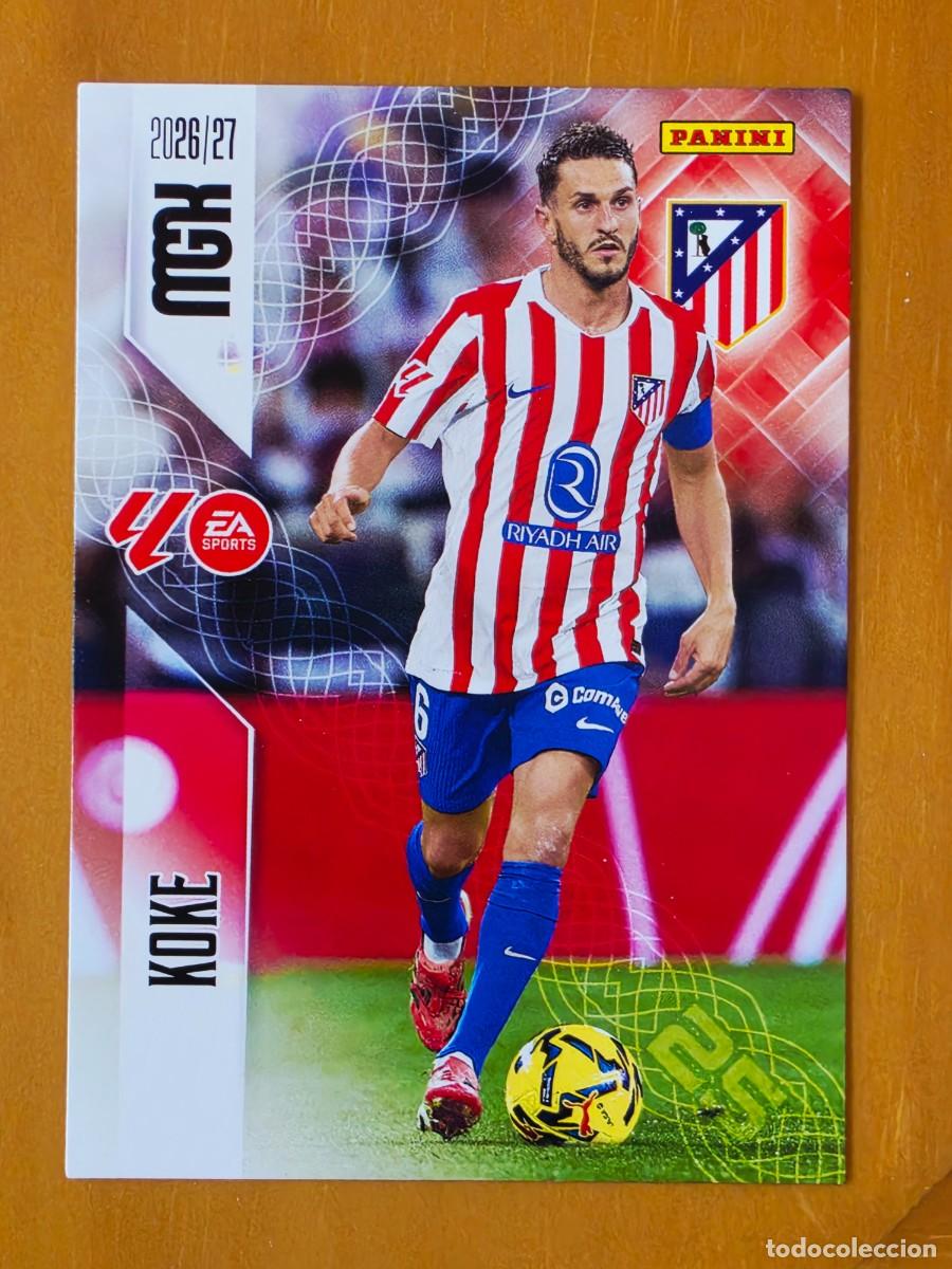 Cromos de f&uacute;tbol: 64 Koke Resurrecci&oacute;n, Atl&eacute;tico de Madrid, Panini Megacracks MGK 2026 2027 26 27