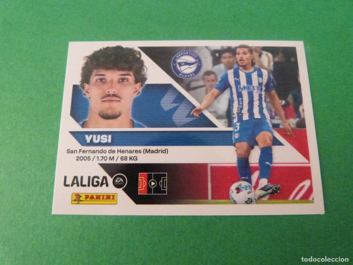 Cromos de f&uacute;tbol: CROMO FUTBOL YUSI DEPORTIVO ALAVES SIN PEGAR N&ordm; 9 LIGA ESTE 2026-2027/26-27 PANINI