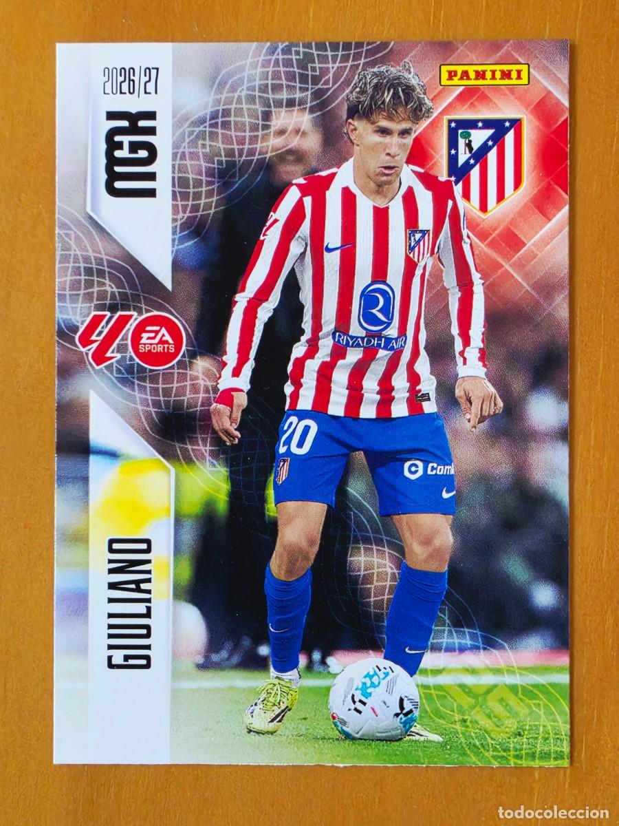 Cromos de f&uacute;tbol: 69 Giuliano Simeone, Atl&eacute;tico de Madrid, Panini Megacracks MGK 2026 2027 26 27