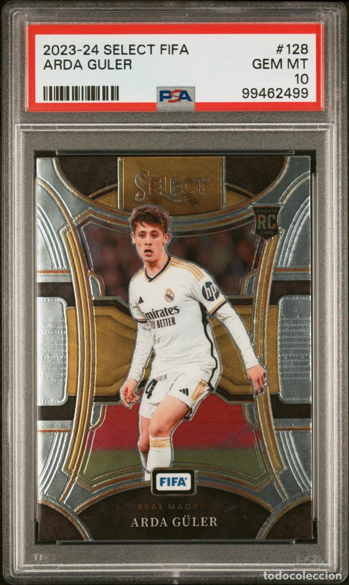 Cromos de f&uacute;tbol: Arda Guler #128 Real Madrid Panini Select Fifa 2023 24 PSA 10