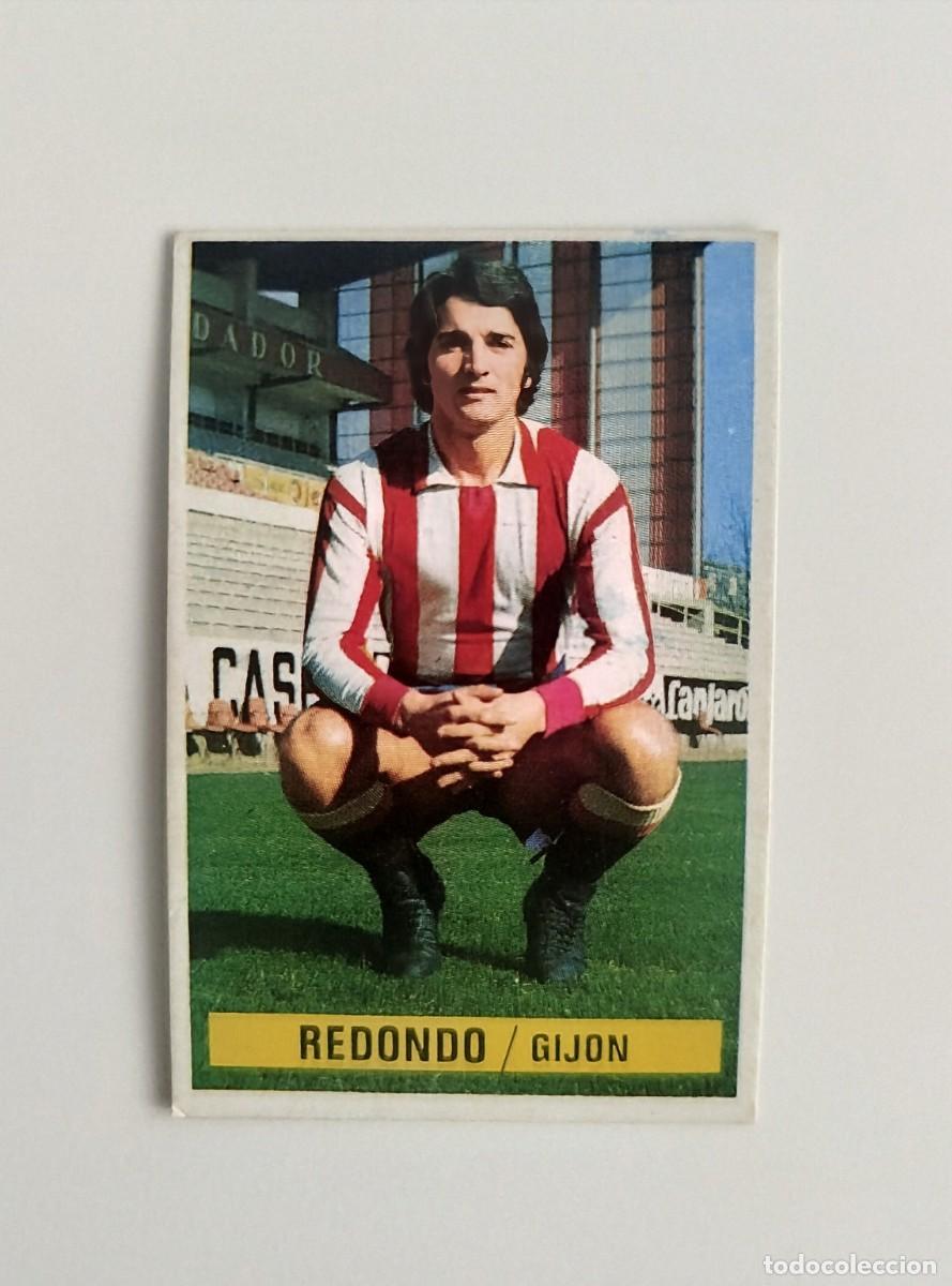 Cromos de f&uacute;tbol: Redondo SIN PEGAR NUNCA PEGADO Sporting de Gij&oacute;n Liga Ediciones Este 74 75 / 1974 1975