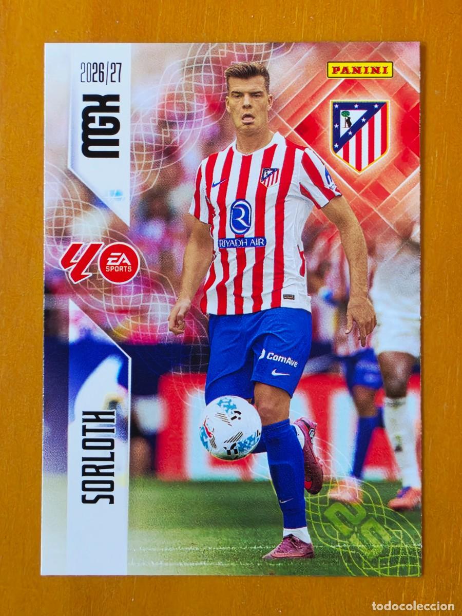 Cromos de f&uacute;tbol: 72 Alexander S&oslash;rloth, Atl&eacute;tico de Madrid, Panini Megacracks MGK 2026 2027 26 27