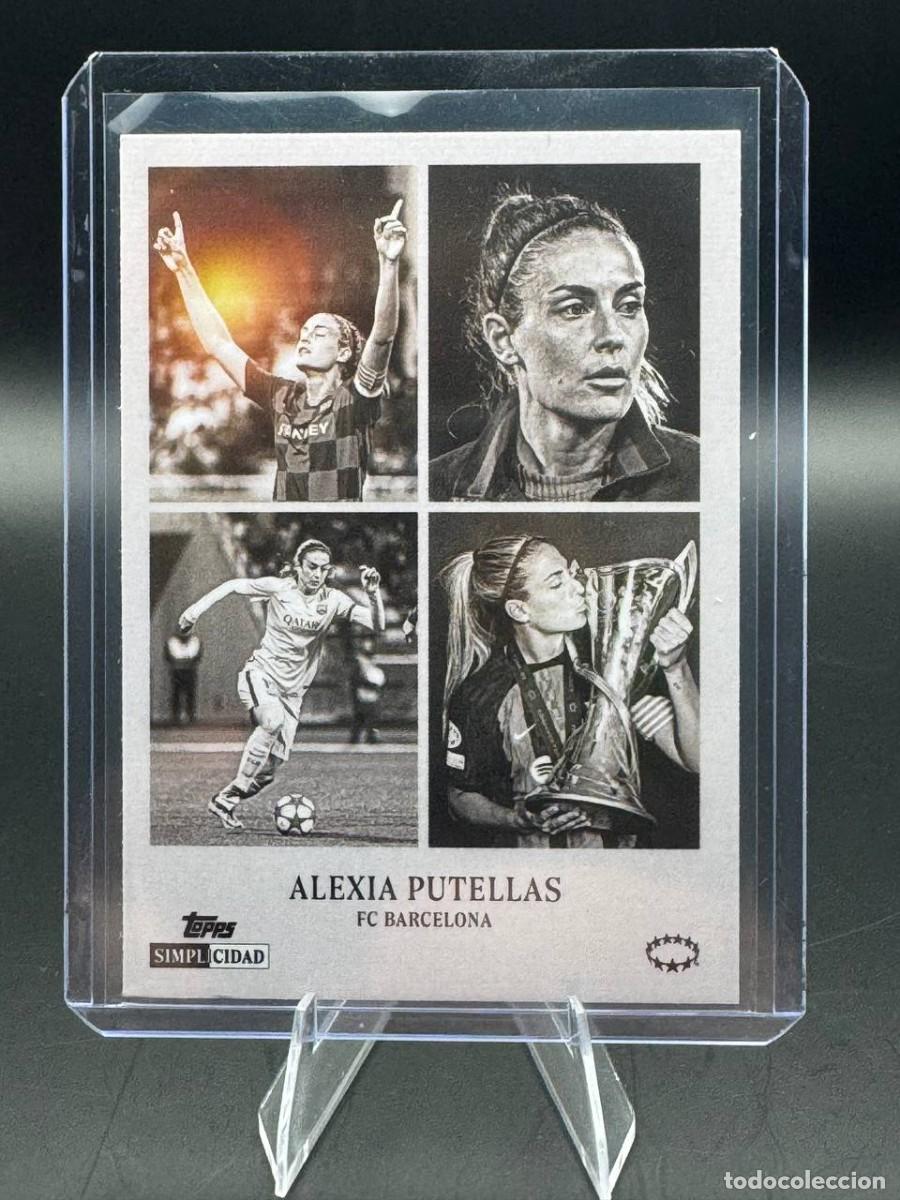 Cromos de f&uacute;tbol: Alexia Putellas Topps Simplicidad Raices