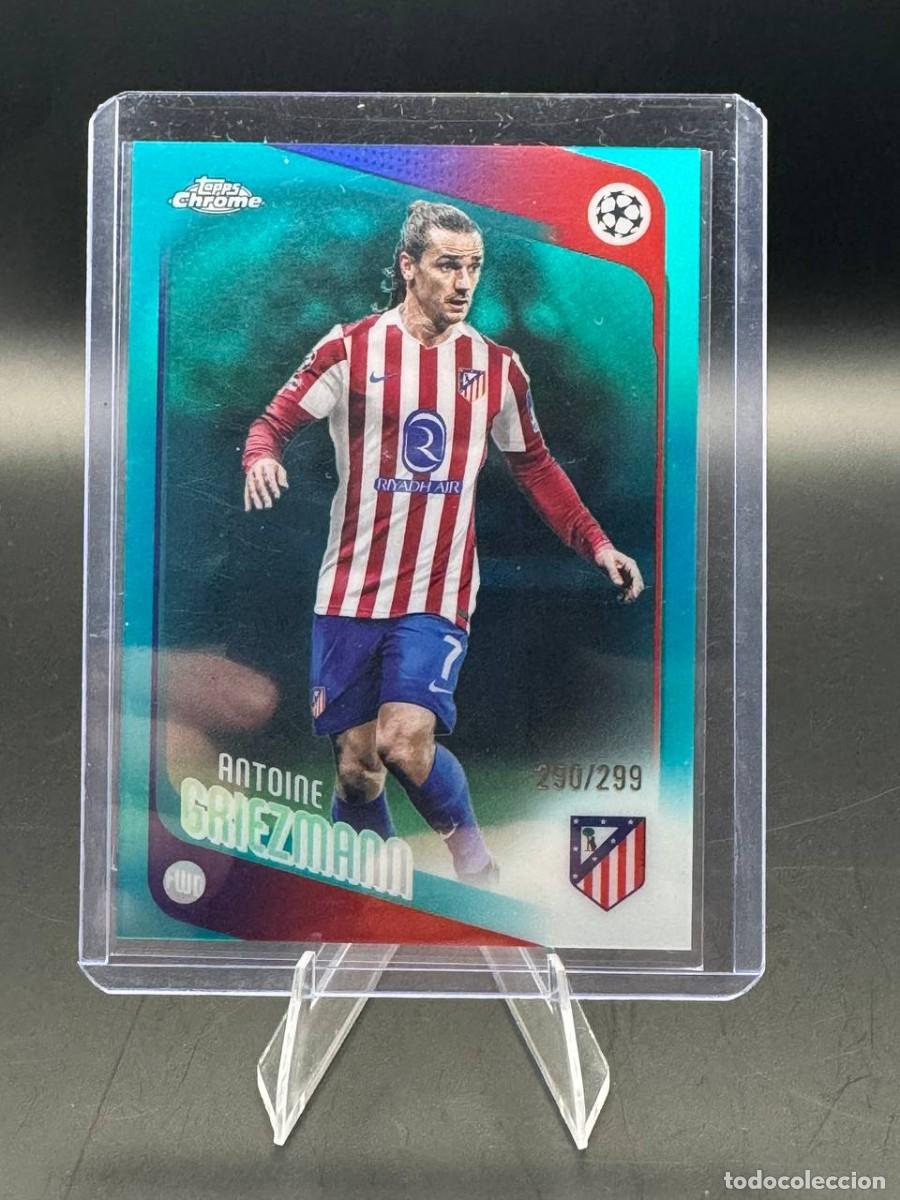 Cromos de f&uacute;tbol: Antoine Griezmann Topps Chrome #82 250/299