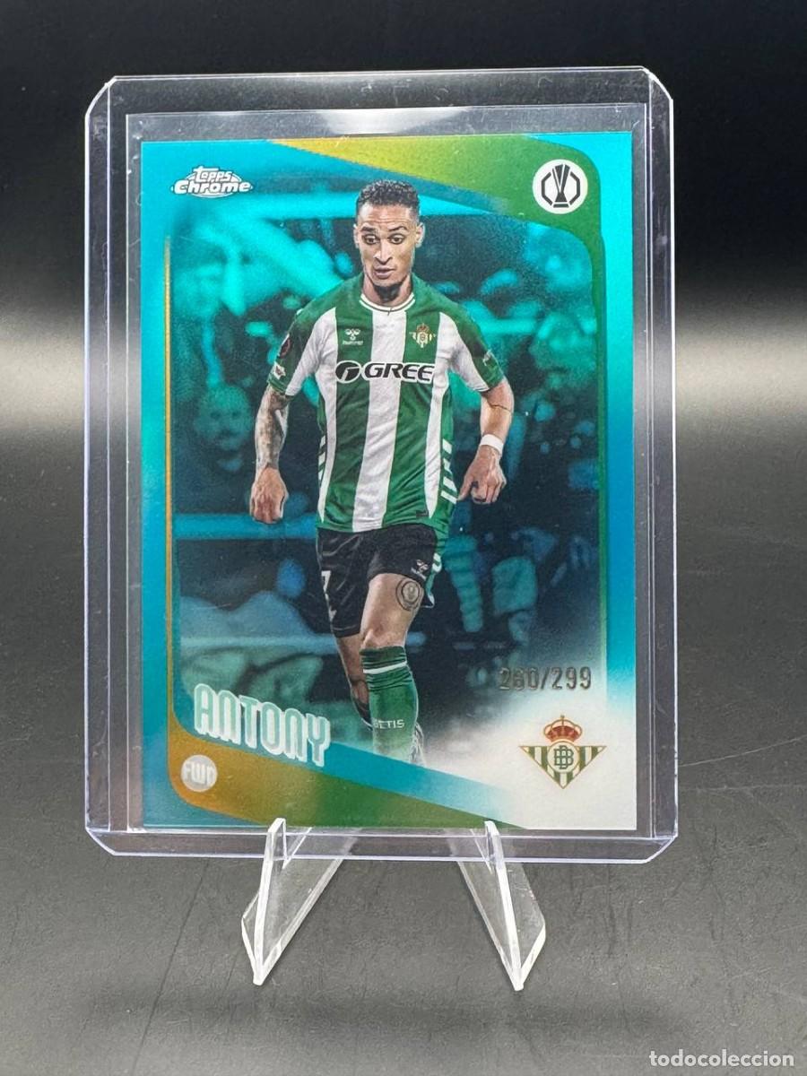 Cromos de f&uacute;tbol: Antony Chrome Teal Refractor 250/299 #13