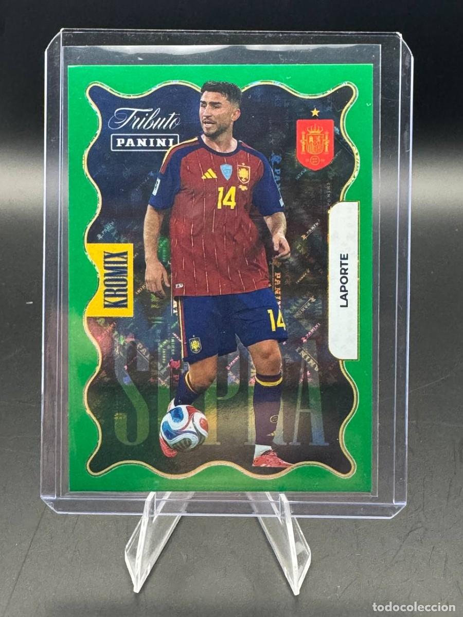 Cromos de f&uacute;tbol: Aymeric Laporte Kromix Green KV74