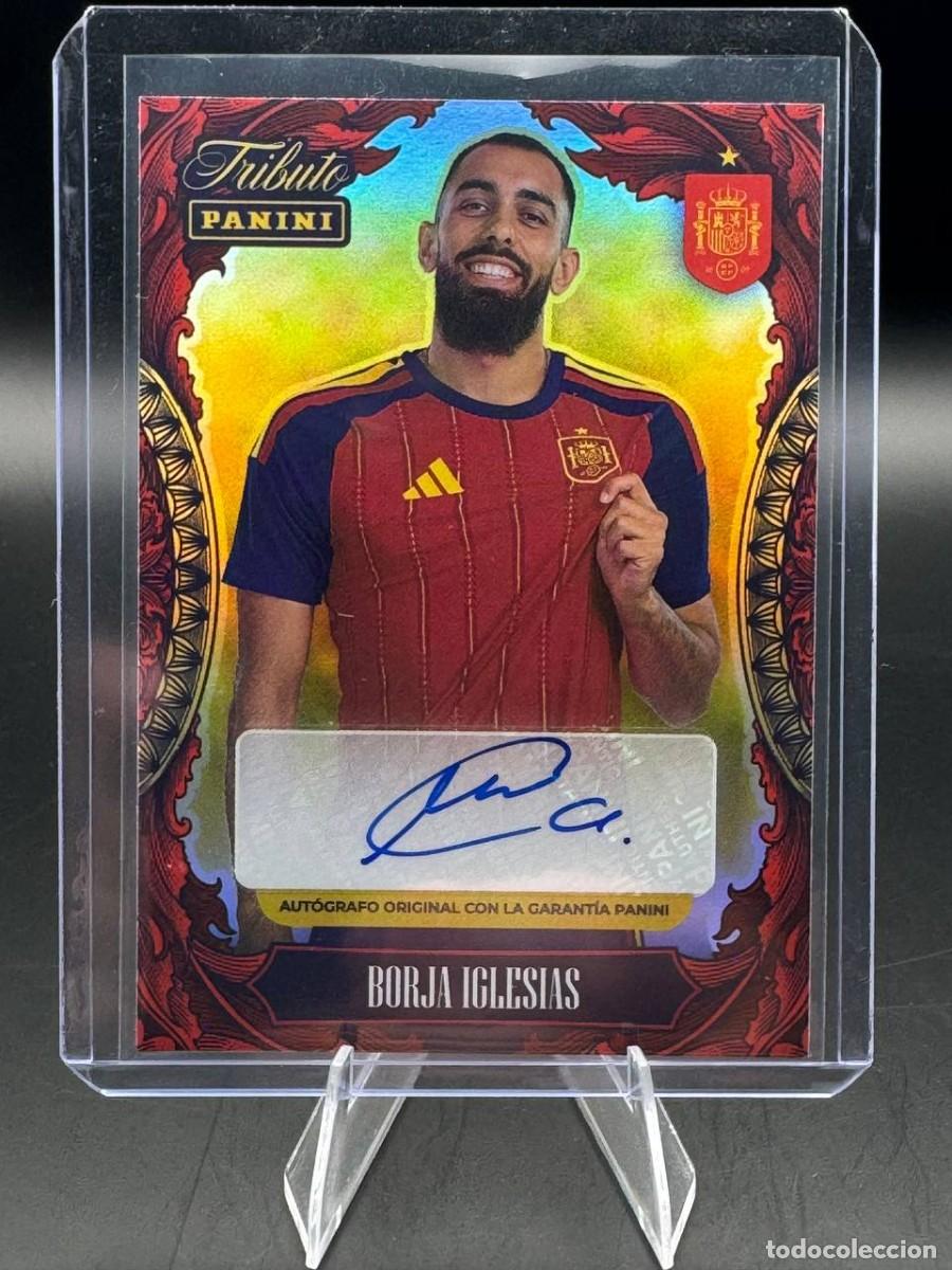 Cromos de f&uacute;tbol: Borja Iglesias Panini Tributo Aut&oacute;grafo /200