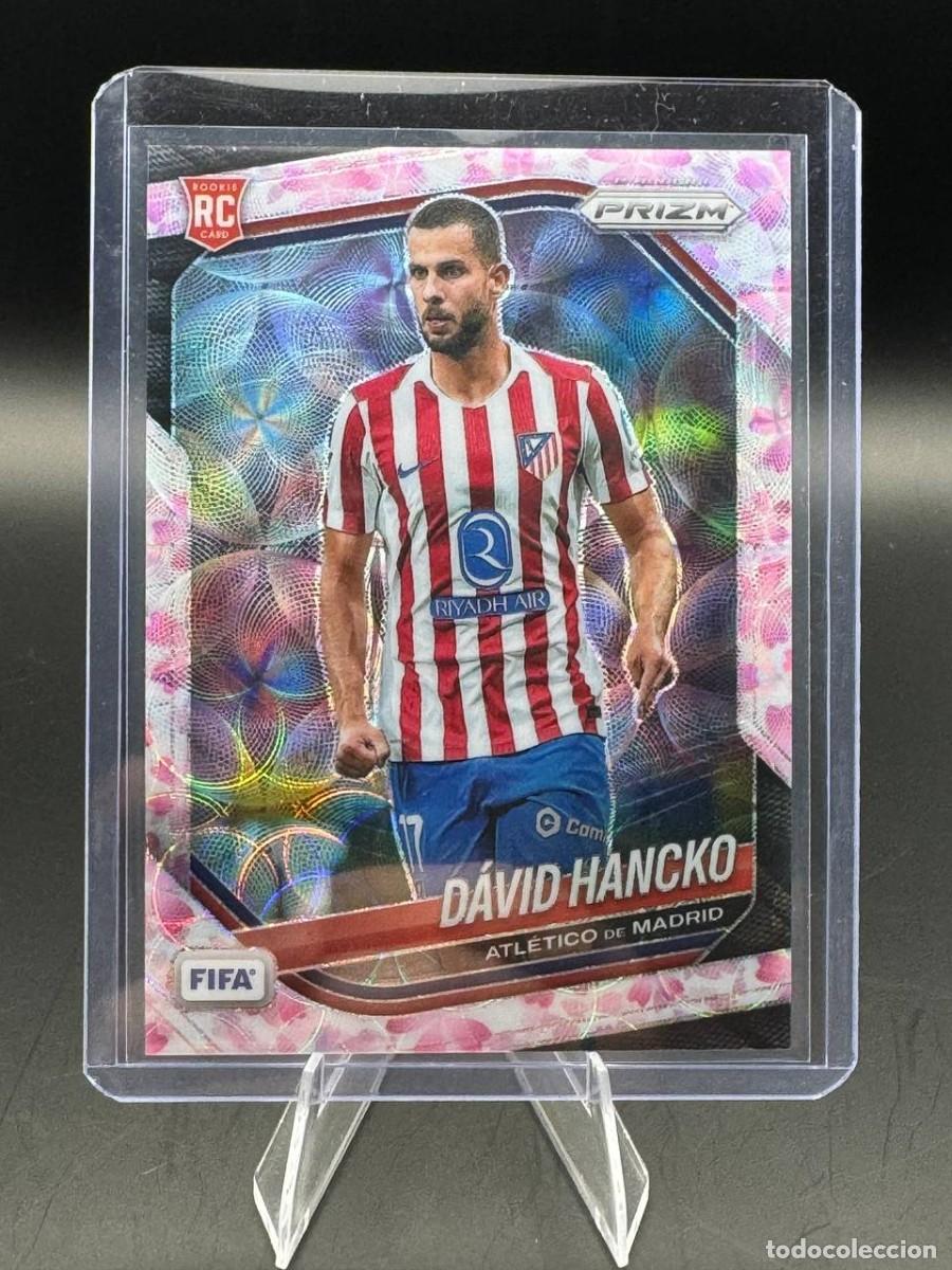 Cromos de f&uacute;tbol: David Hancko Prizm Cherry numerada 13/28