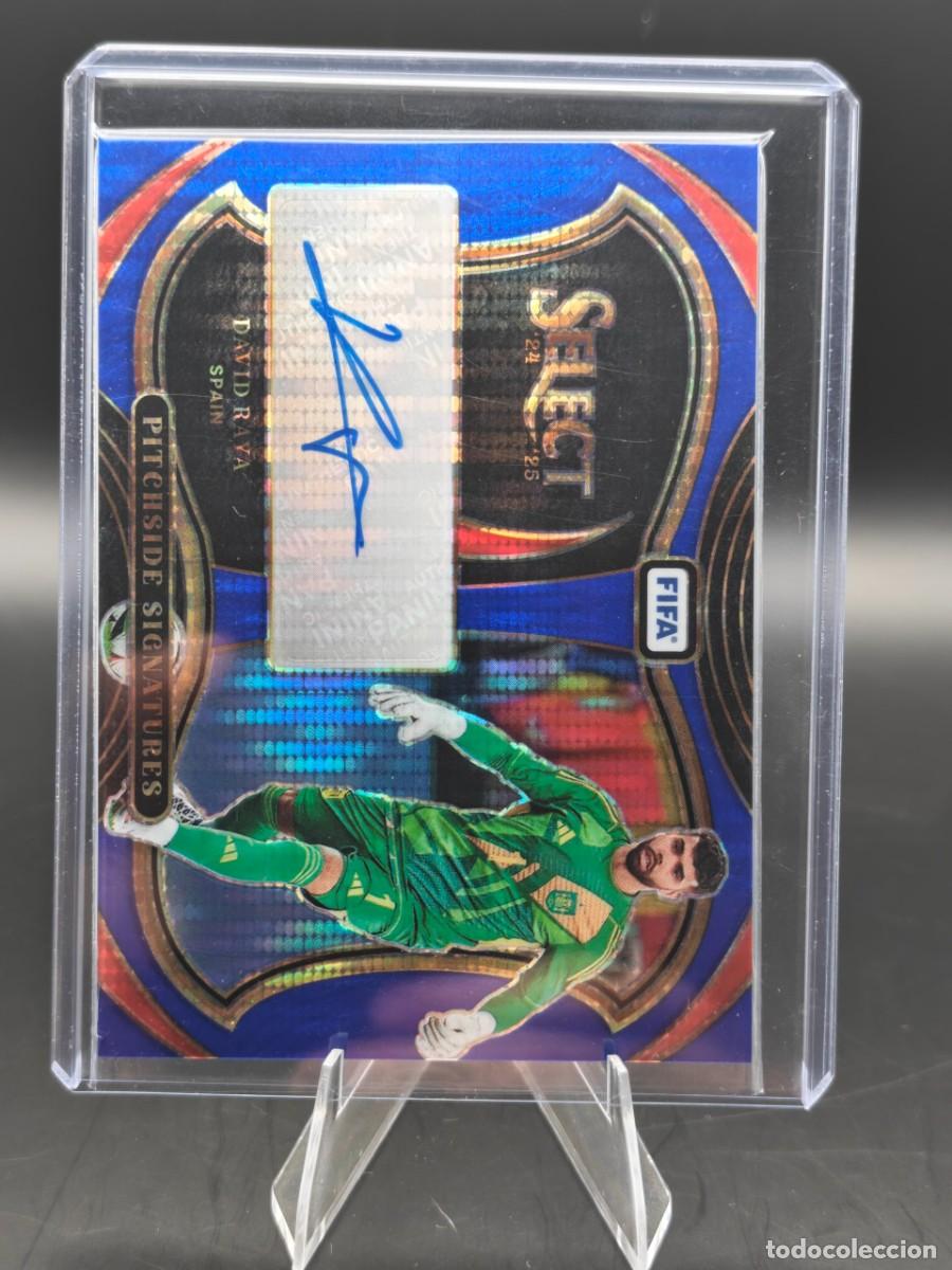 Cromos de f&uacute;tbol: David Raya Select Blue Pulsar Auto PS-DR