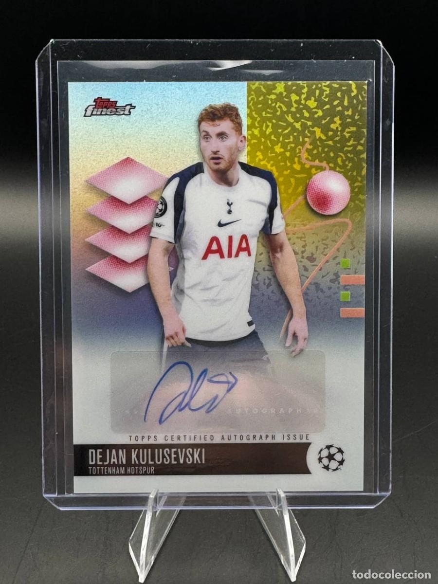 Figurine di Calcio: Dejan Kulusevski Topps Finest Base Autograph BA-DJ