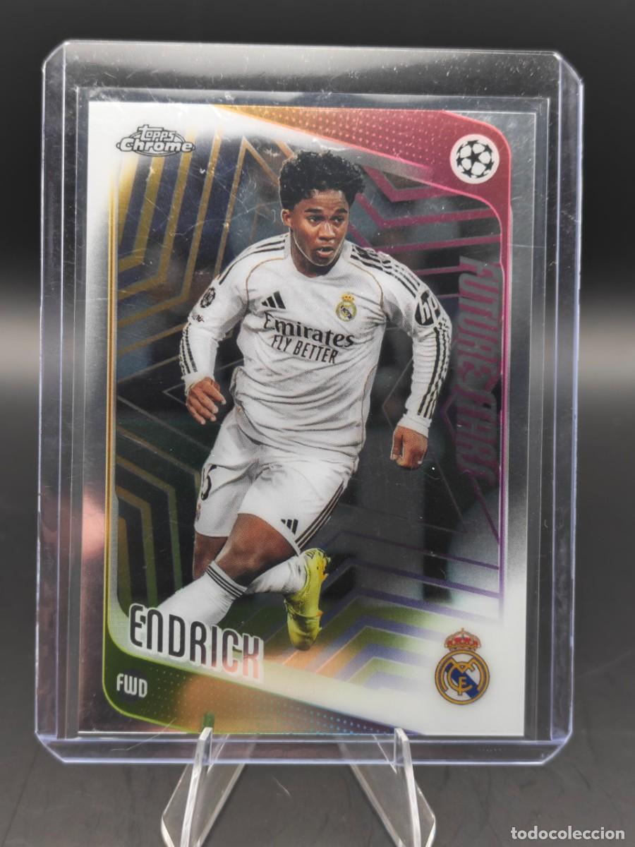 Cromos de f&uacute;tbol: Endrick Topps Chrome Future Stars Refractor #86