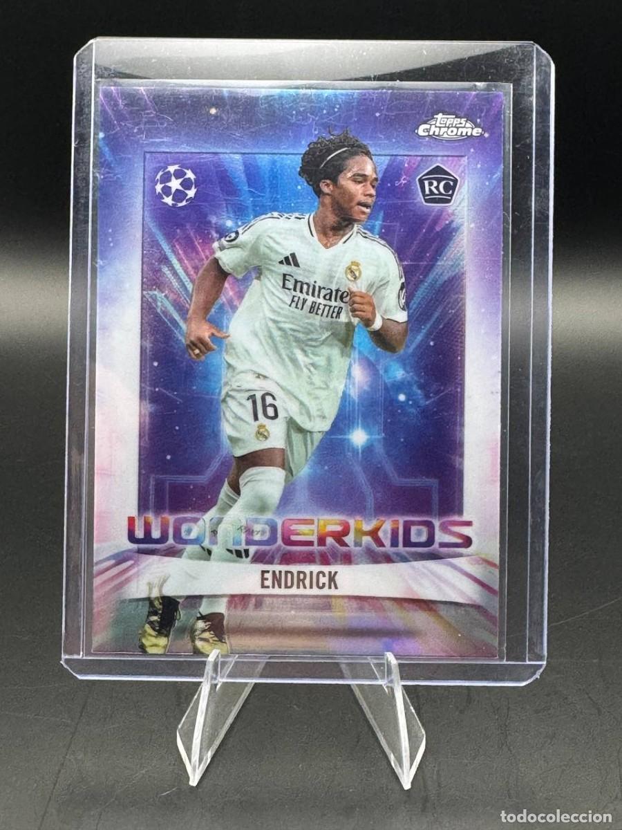 Cromos de f&uacute;tbol: Endrick Topps Chrome Wonderkids WK-2 Base RC