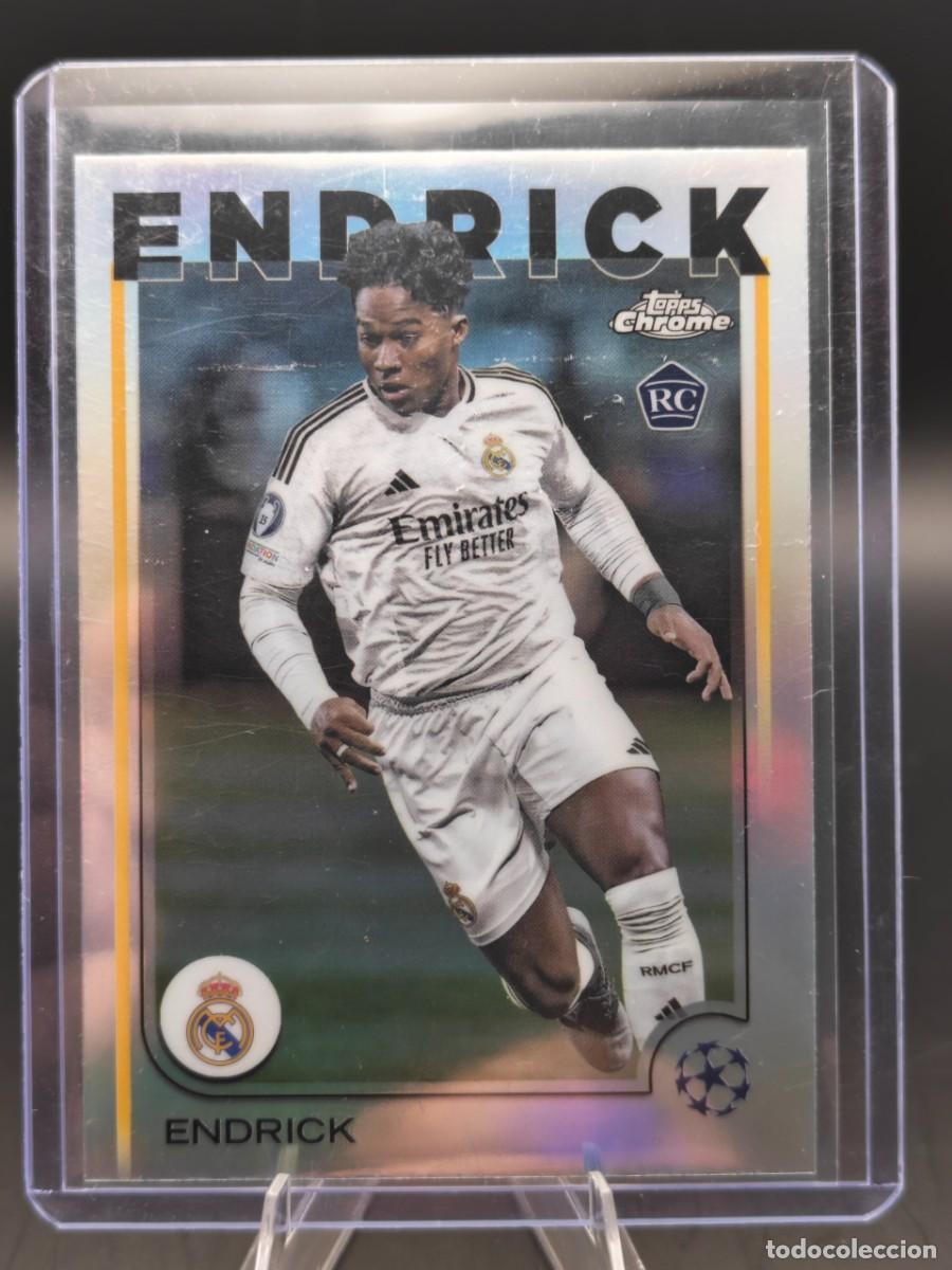 Cromos de f&uacute;tbol: Endrick Topps Finest Refractor RC #100