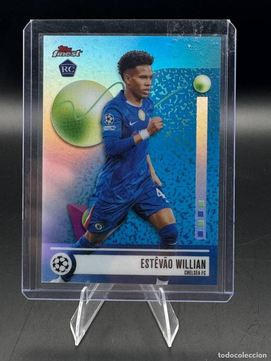 Cromos de f&uacute;tbol: Estevao Willian Topps Finest RC #100 Refractor