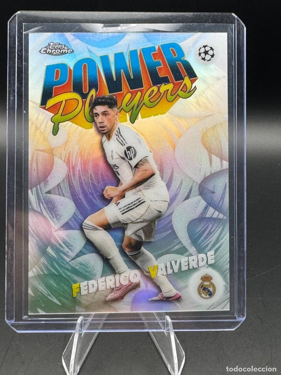 Cromos de f&uacute;tbol: Federico Valverde Topps Chrome Power Players PP-15