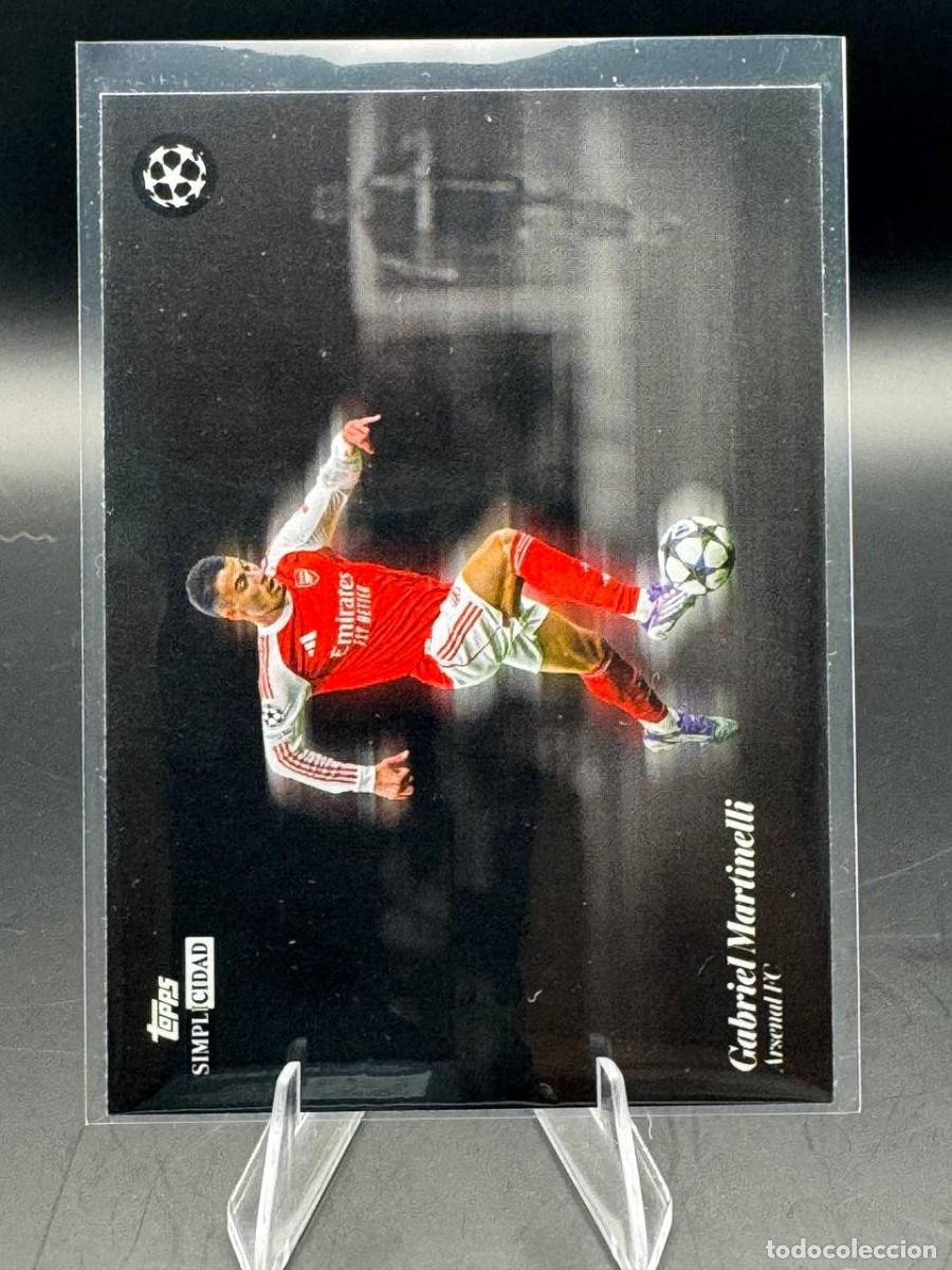 Cromos de f&uacute;tbol: Gabriel Martinelli Simplicidad Velocidad