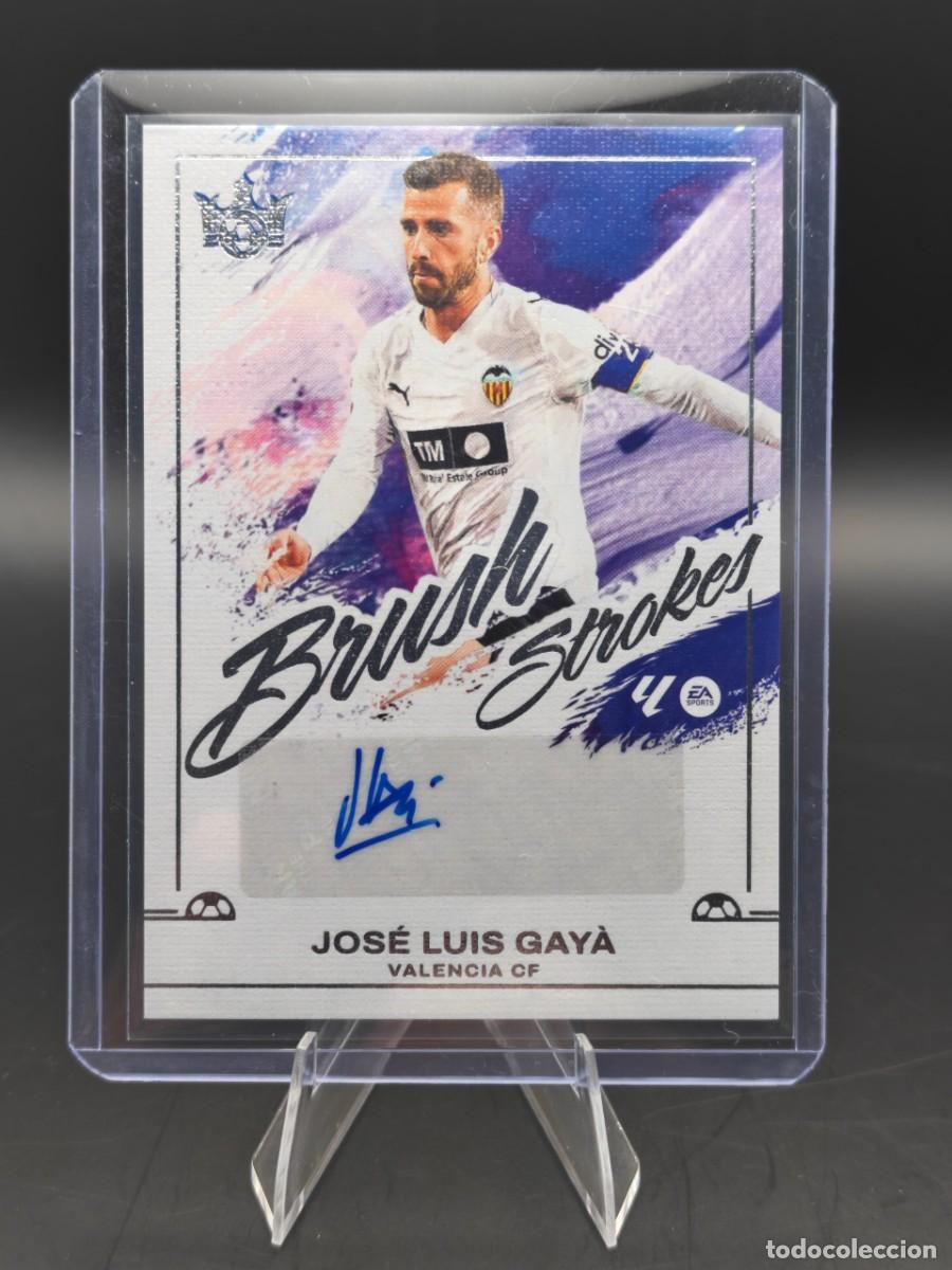Cromos de f&uacute;tbol: Jos&eacute; Luis Gay&agrave; Pitch Kings Brushstrokes Auto