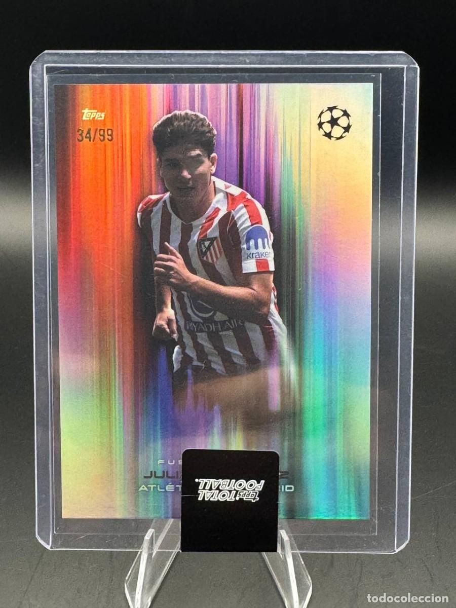 Cromos de f&uacute;tbol: Julian Alvarez Topps Total Football Fusion 34/99