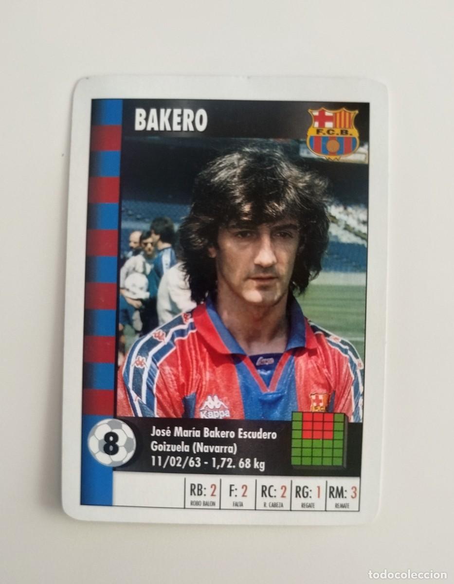 Cromos de f&uacute;tbol: Bakero MARCA SUPER GOL FC BARCELONA 95 96 / 1995 1996