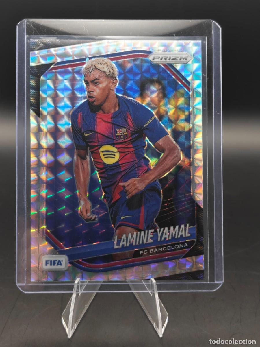 Cromos de f&uacute;tbol: Lamine Yamal Prizm FIFA #245 Mosaic