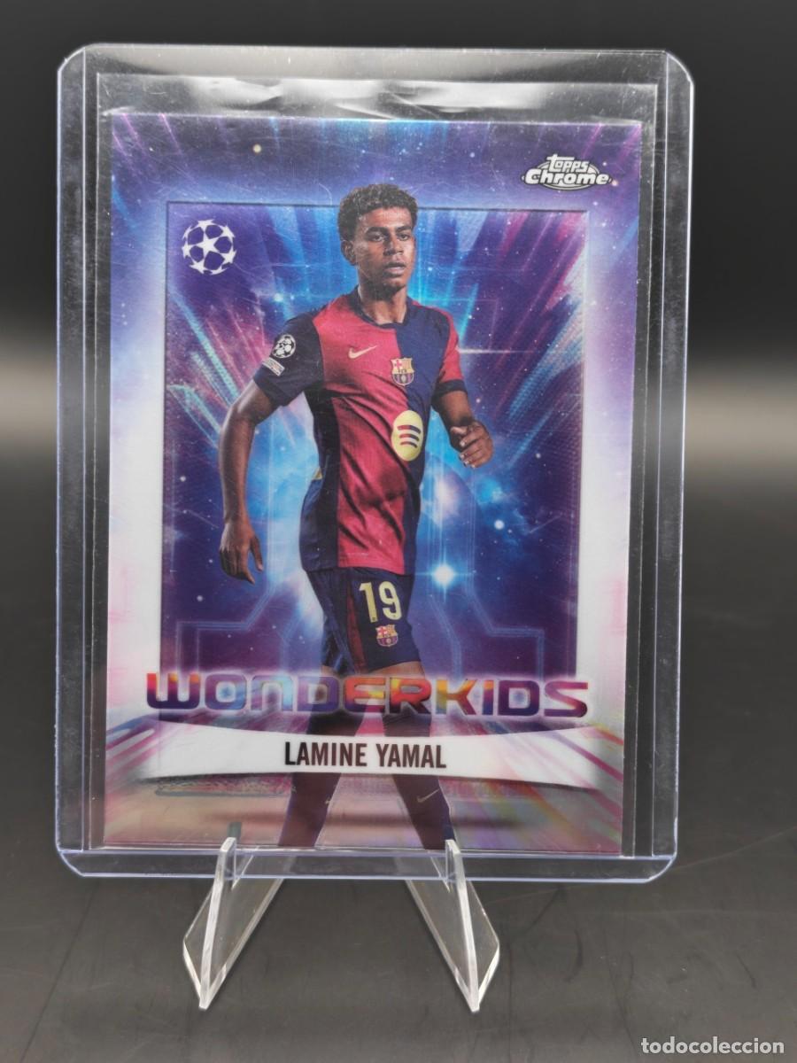 Football Stickers: Lamine Yamal Topps Chrome Wonderkids WK-1