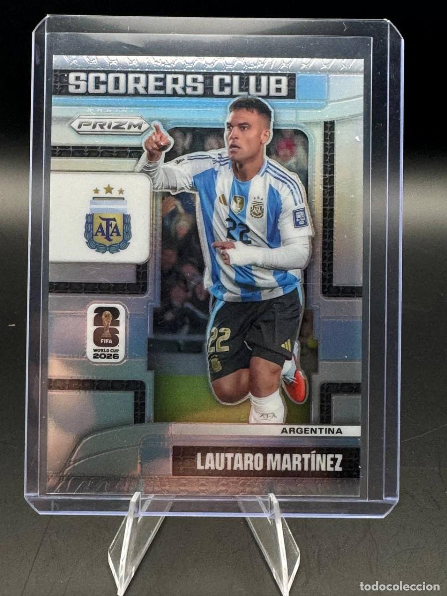 Football Stickers: Lautaro Martinez Panini Prizm Scorers Club #7