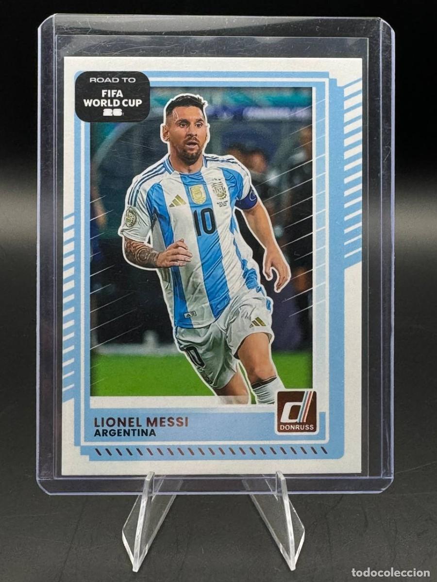 Football Stickers: Lionel Messi Panini Donruss #154 Base