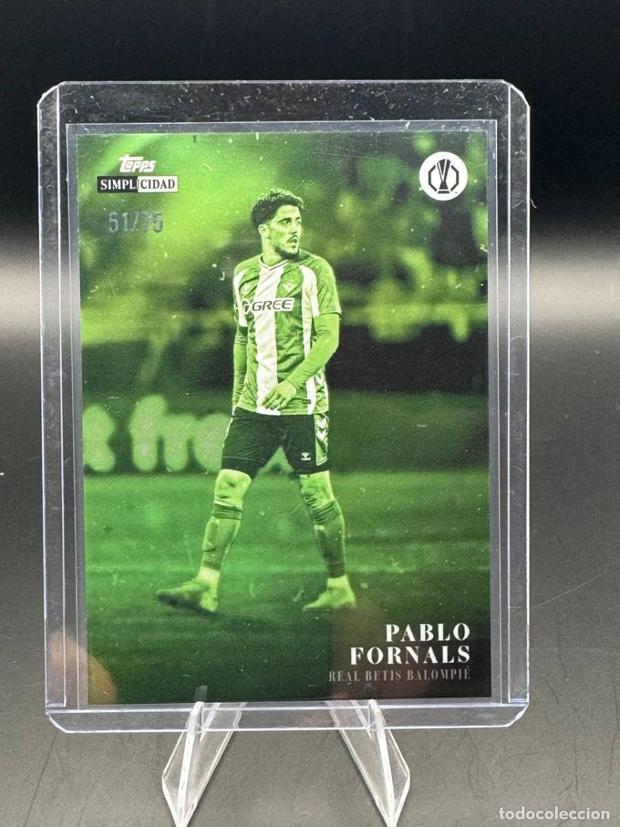 Cromos de Futebol: Pablo Fornals Simplicidad numerada 51/75