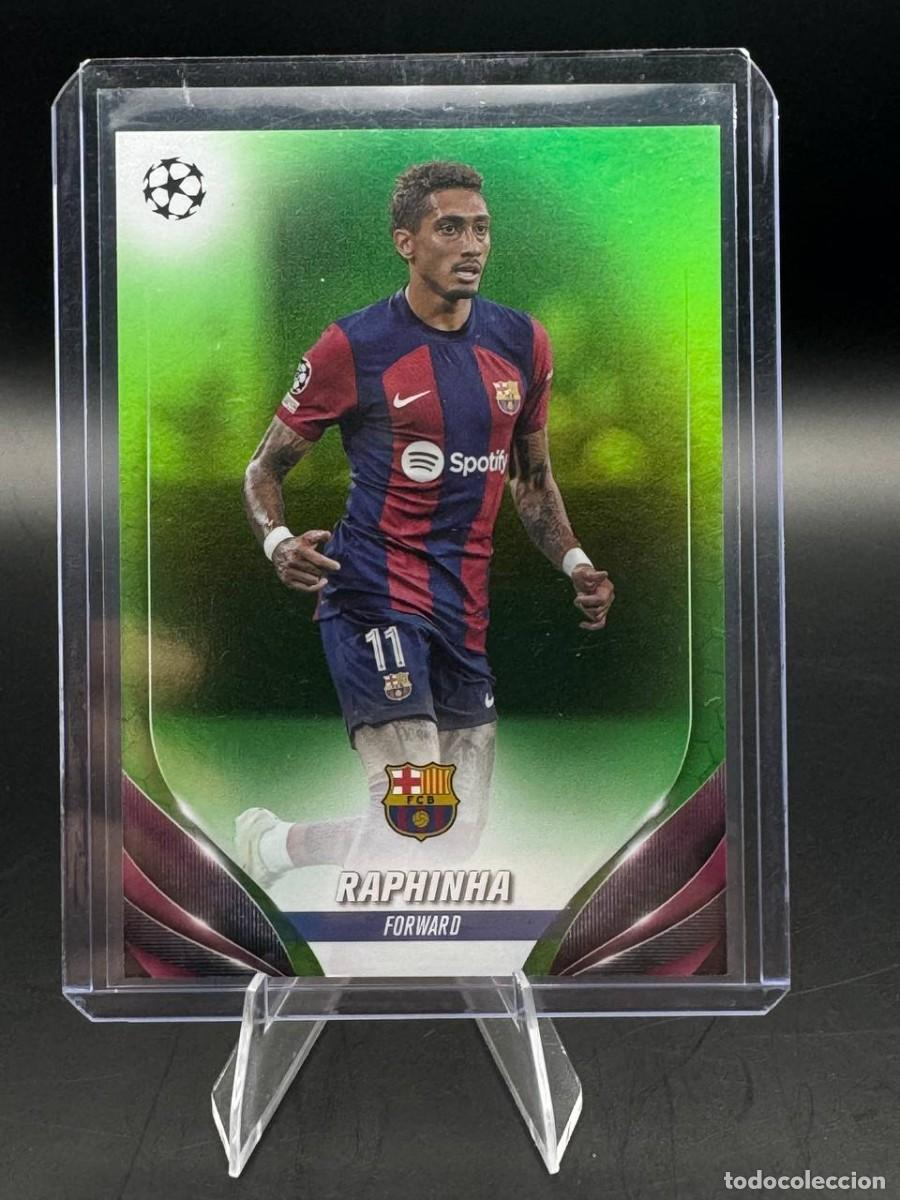 Cromos de Futebol: Raphinha Topps UEFA Neon numerada 171/199