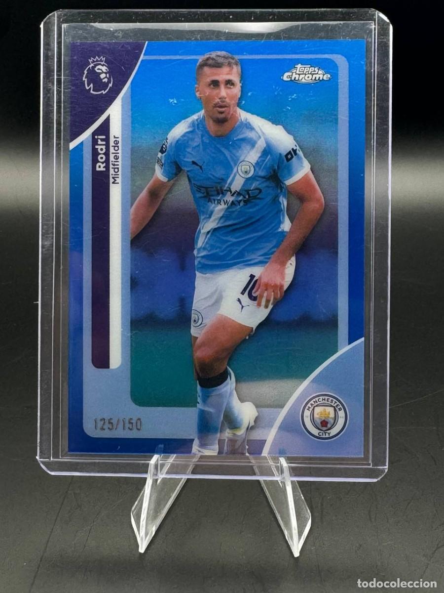 Cromos de Futebol: Rodri Chrome Blue #127 numerada 125/150