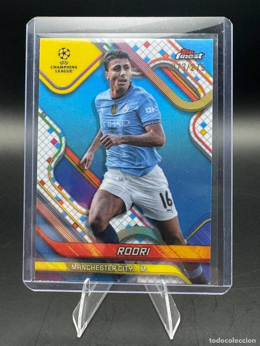 Cromos de Futebol: Rodri Finest Blue #1 numerada /75