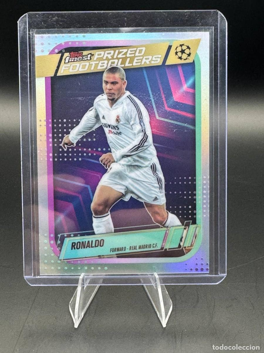 Cromos de f&uacute;tbol: Ronaldo Topps Finest Prized Footballers PF-18