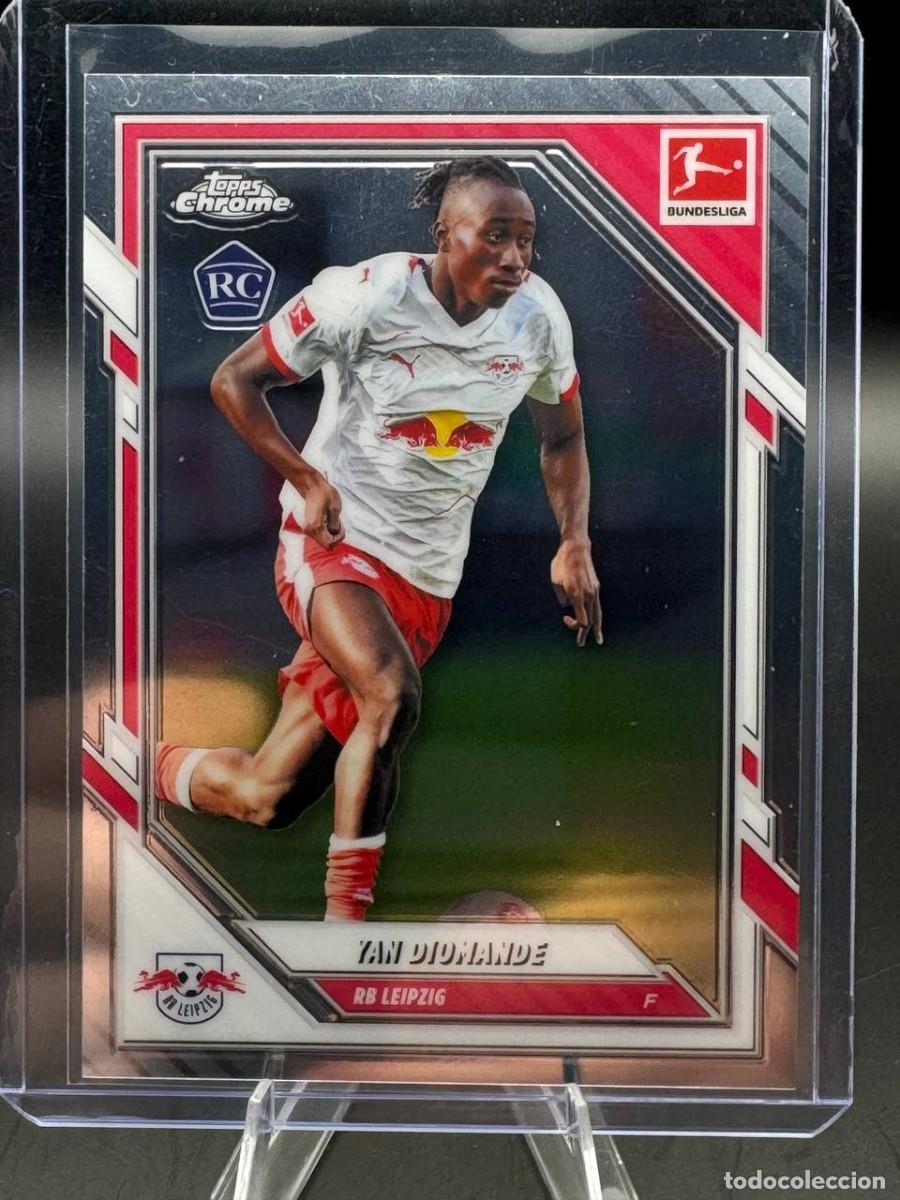 Cromos de f&uacute;tbol: Yan Diomande Topps Chrome RC #59