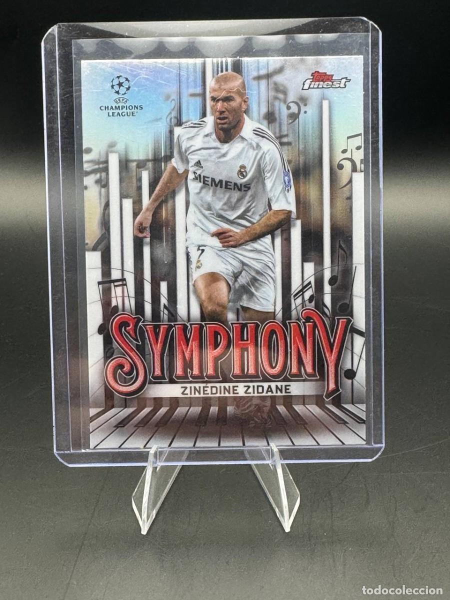 Cromos de f&uacute;tbol: Zinedine Zidane Topps Finest Symphony SY-17