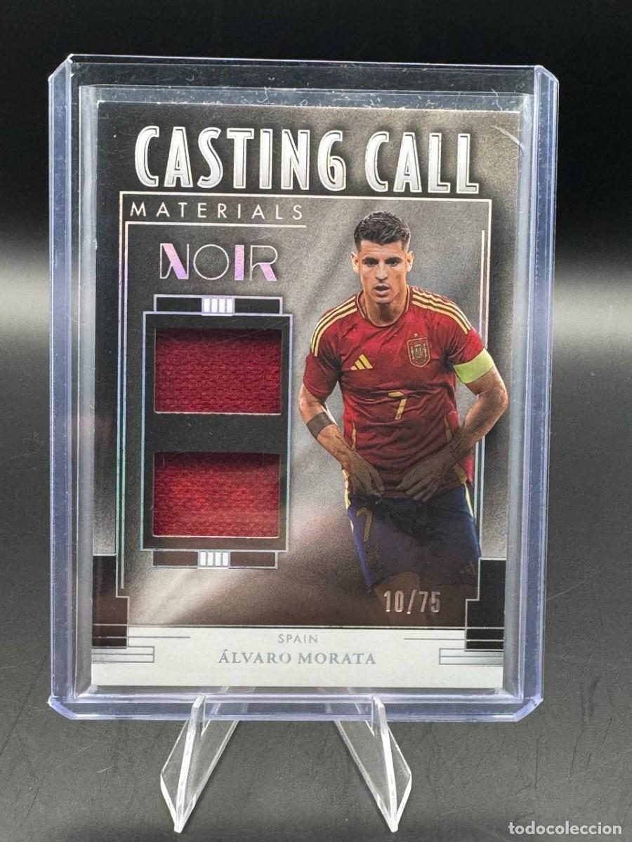 Cromos de f&uacute;tbol: &Aacute;lvaro Morata Noir Memorabilia 10/75