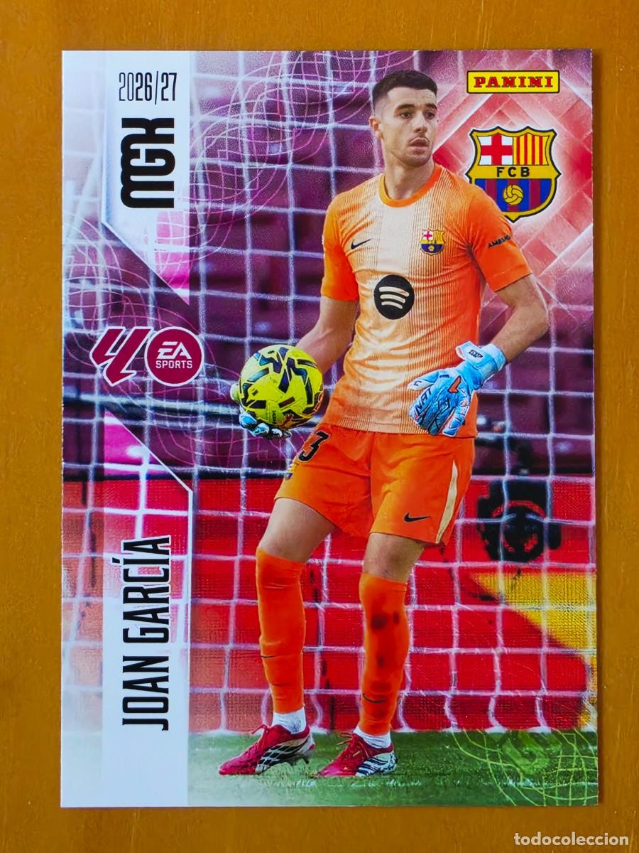 Cromos de f&uacute;tbol: 74 Joan Garc&iacute;a, FC Barcelona, Panini Megacracks MGK 2026 2027 26 27