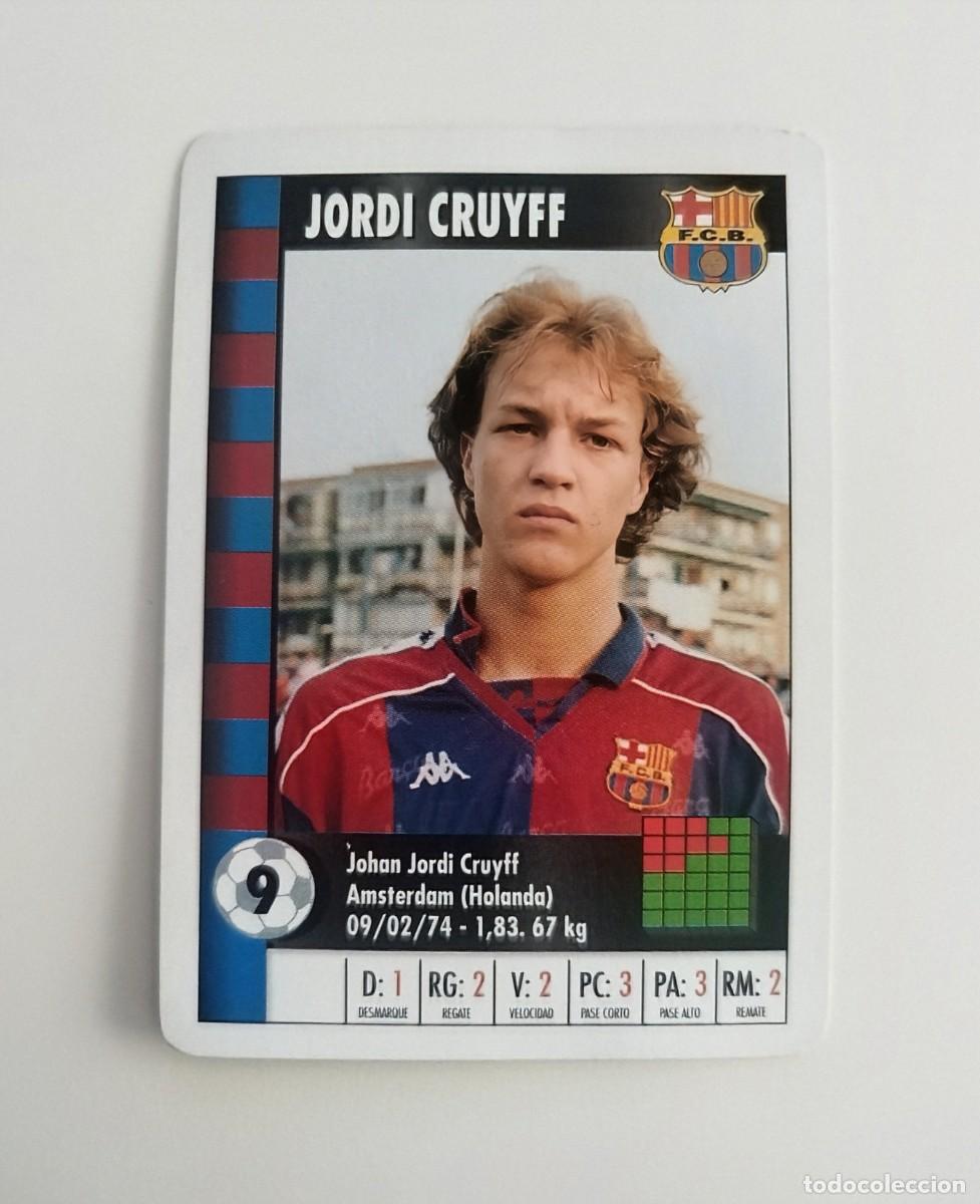 Football Stickers: Jordi Cruyff MARCA SUPER GOL FC BARCELONA 95 96 / 1995 1996