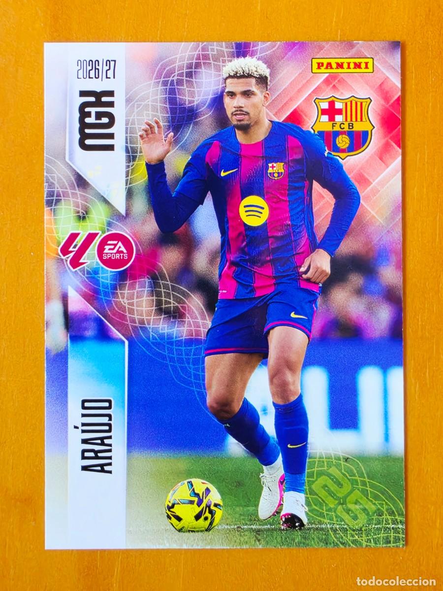 Football Stickers: 80 Ronald Ara&uacute;jo, FC Barcelona, Panini Megacracks MGK 2026 2027 26 27