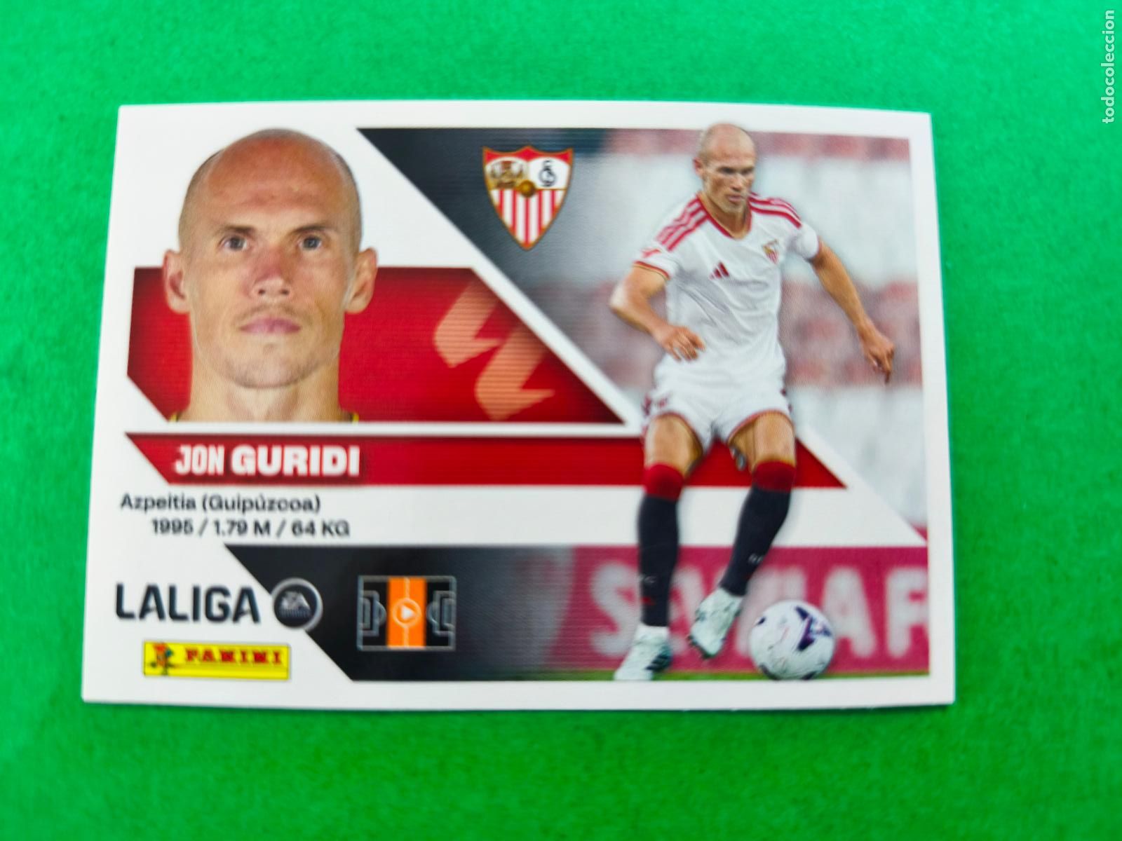 Cromos de f&uacute;tbol: CROMO FUTBOL GURIDI SEVILLA F.C. SIN PEGAR N&ordm; 13 B 2&ordf; EDICI&Oacute;N LIGA ESTE 2026-2027/26-27 PANINI
