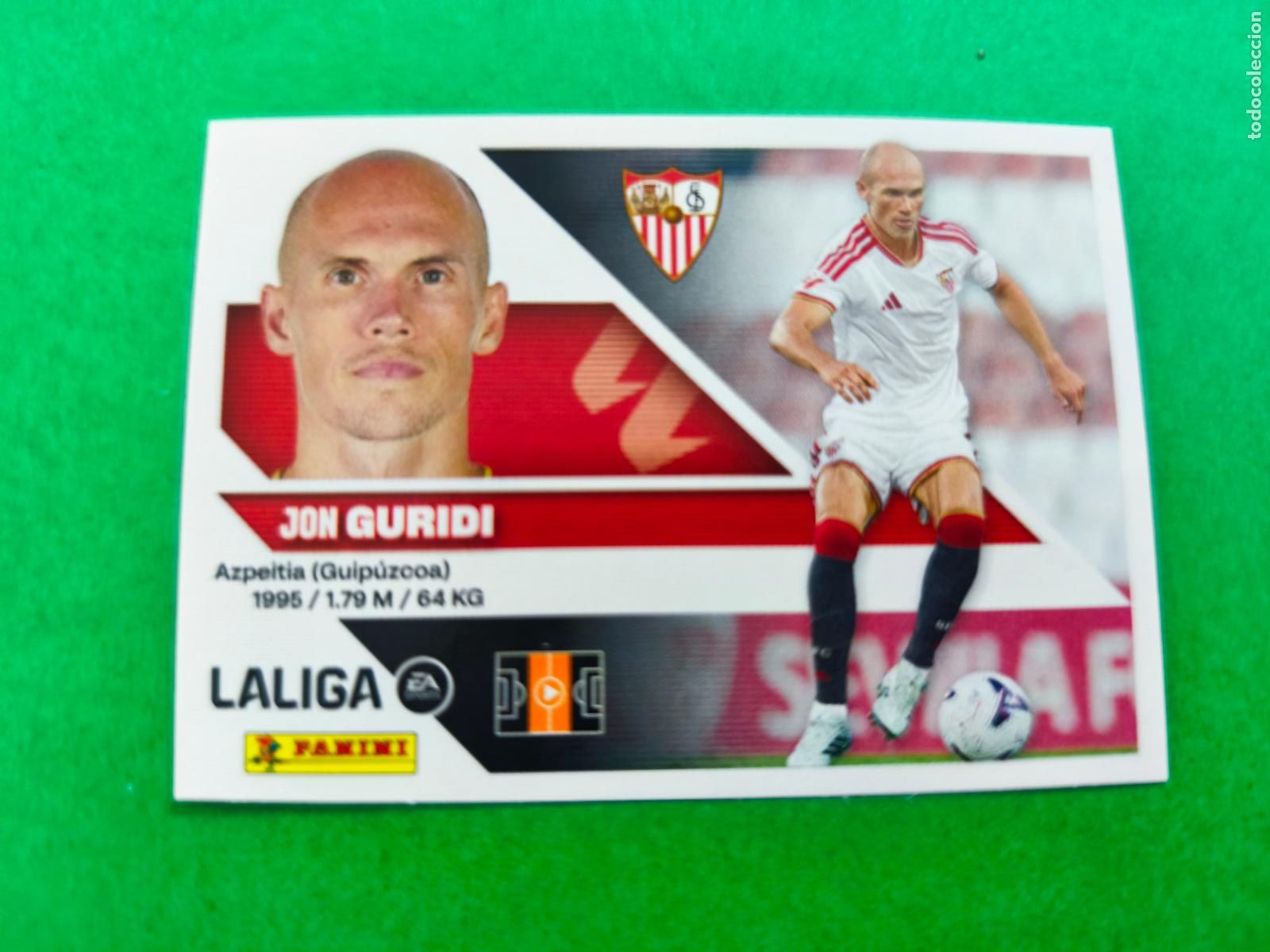 Cromos de f&uacute;tbol: CROMO FUTBOL GURIDI SEVILLA F.C. SIN PEGAR N&ordm; 13 B 2&ordf; EDICI&Oacute;N LIGA ESTE 2026-2027/26-27 PANINI