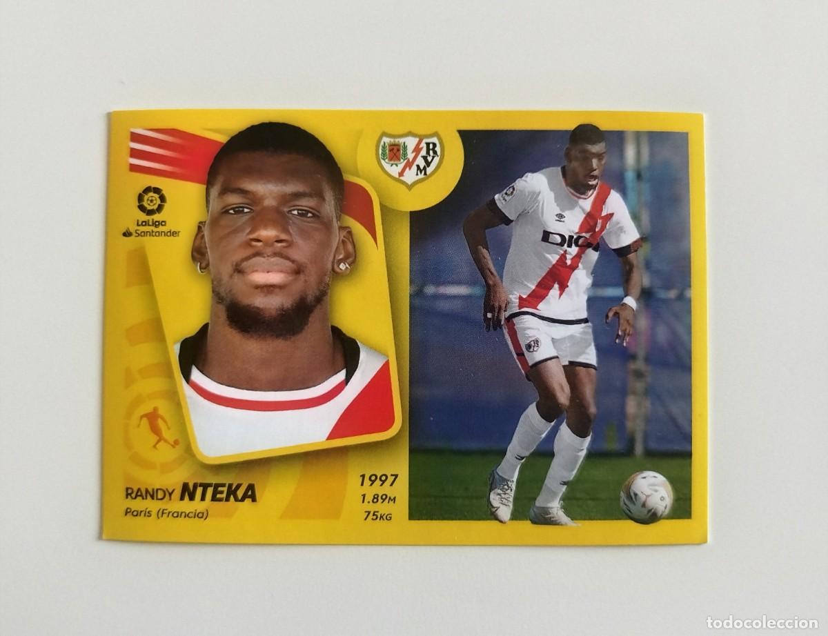 Cromos de f&uacute;tbol: Nteka &Uacute;LTIMOS FICHAJES 25 SIN PEGAR Rayo Vallecano Liga Ediciones Este 21 22 / 2021 2022